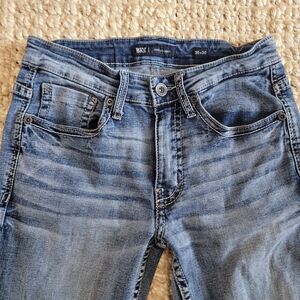 BKE Buckle Jeans 30x30 Jake Straight Stretch Blue Cotton Denim GBS16229